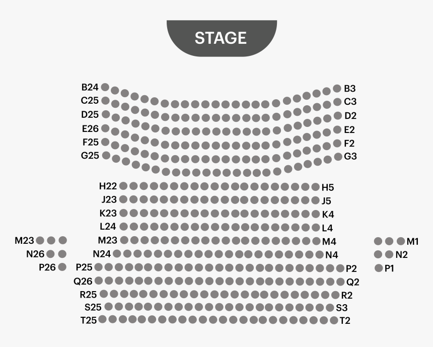 Seating-chart - Monochrome, HD Png Download, Free Download