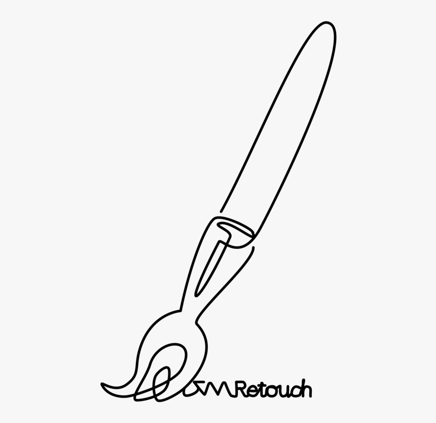 Brush Icon - Line Art, HD Png Download, Free Download