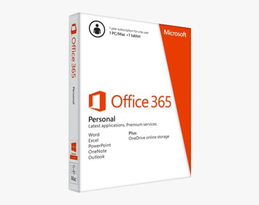 Microsoft Office 365 Personal - Microsoft Office, HD Png Download, Free Download