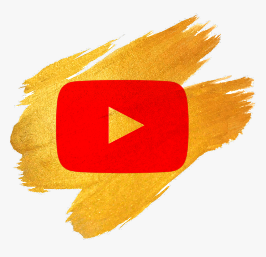#youtube #logo #watermark #youtuber #new - Paint Brush Stroke Ombre, HD Png Download, Free Download