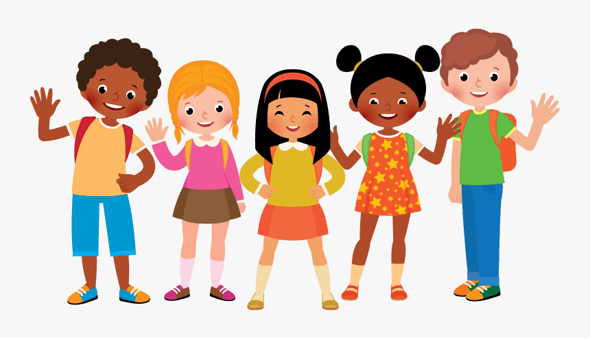 Children Of Different Races Clipart, HD Png Download, Free Download