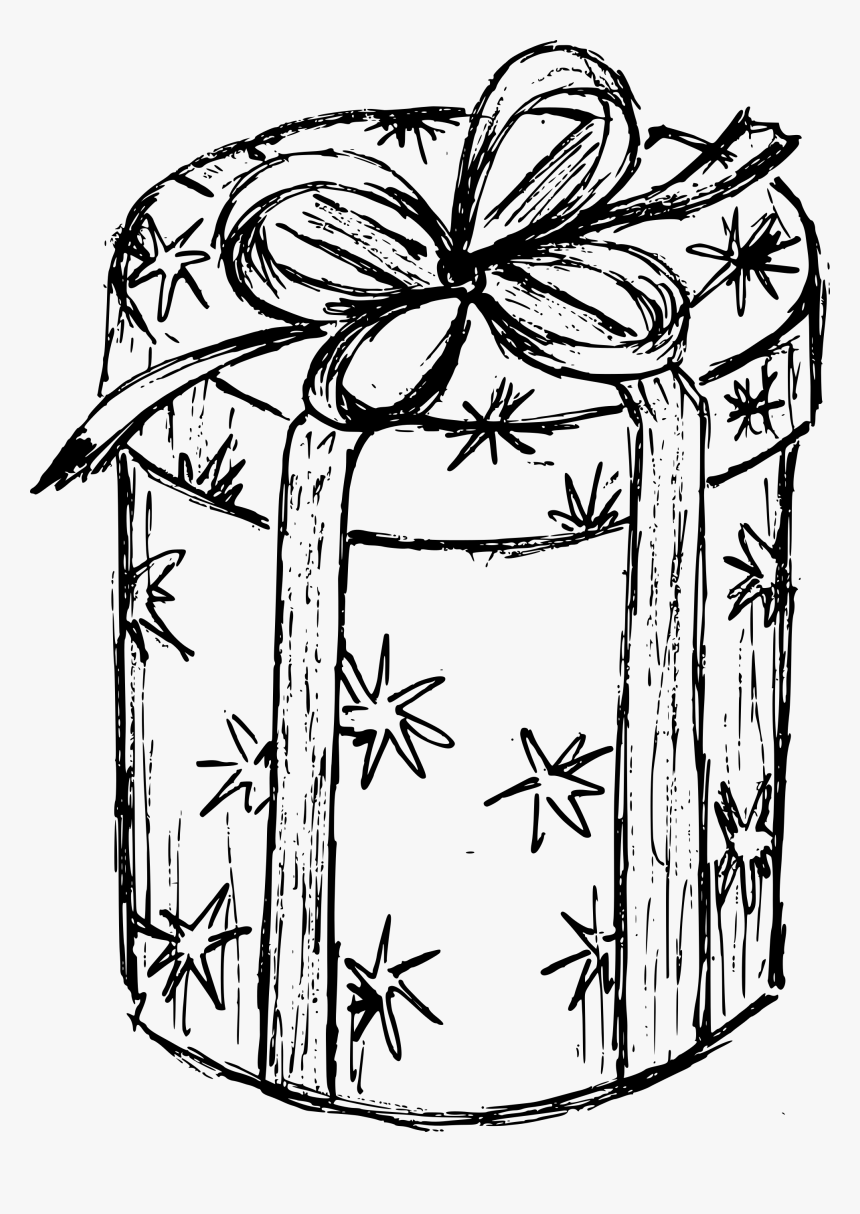 Gift Box Present Drawing Vector 4 Illustration Hd Png Download Kindpng