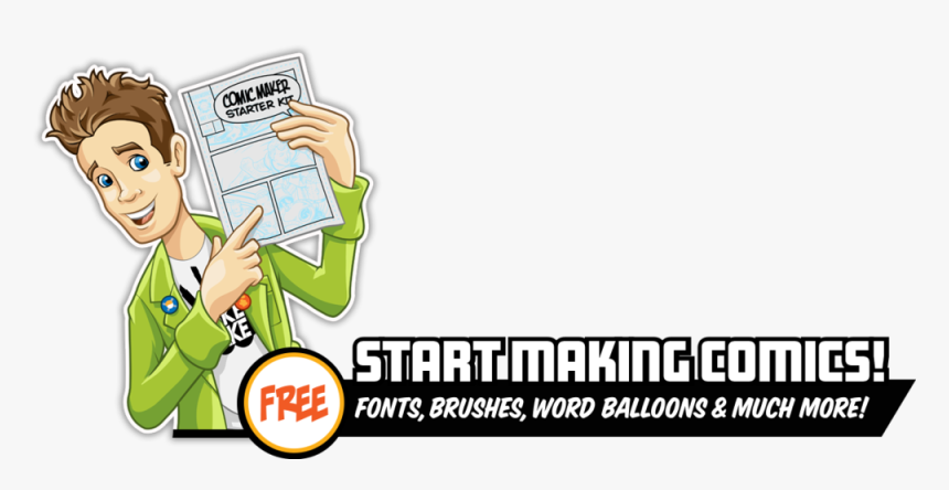 Starter Kit Character Button - Cartoon, HD Png Download, Free Download