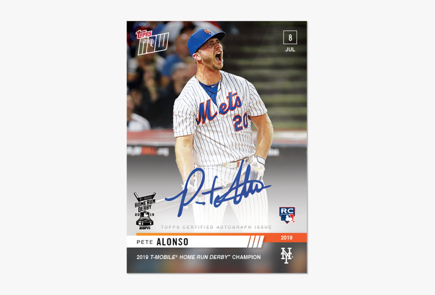 On Card Autograph - Topps Now Card Mlb 2019, HD Png Download, Free Download