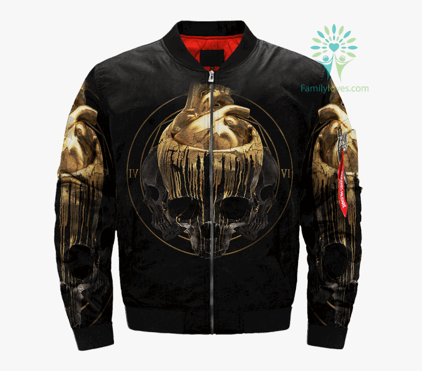 Skull Heart Over Print Jacket %tag Familyloves - Apashe Wallpaper 4k, HD Png Download, Free Download