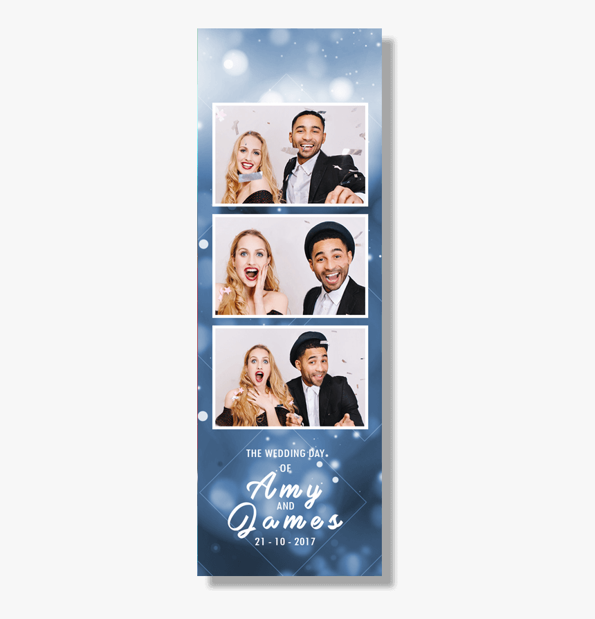 Blurred Lights Photobooth Template - Free Wedding Photobooth Template, HD Png Download, Free Download