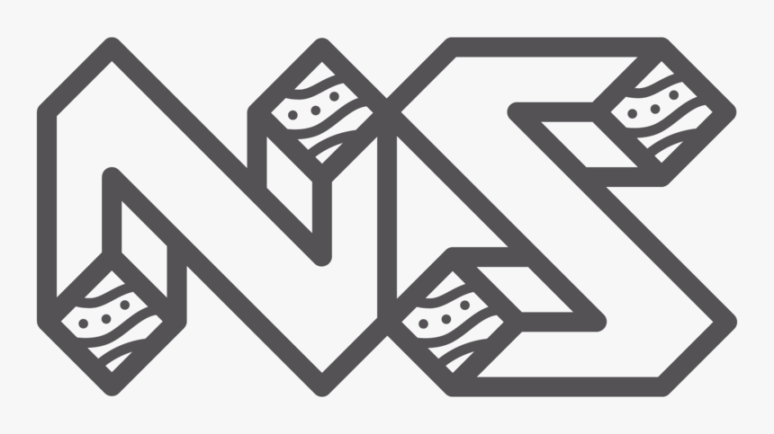 Ns Logo Emblem Gray, HD Png Download, Free Download