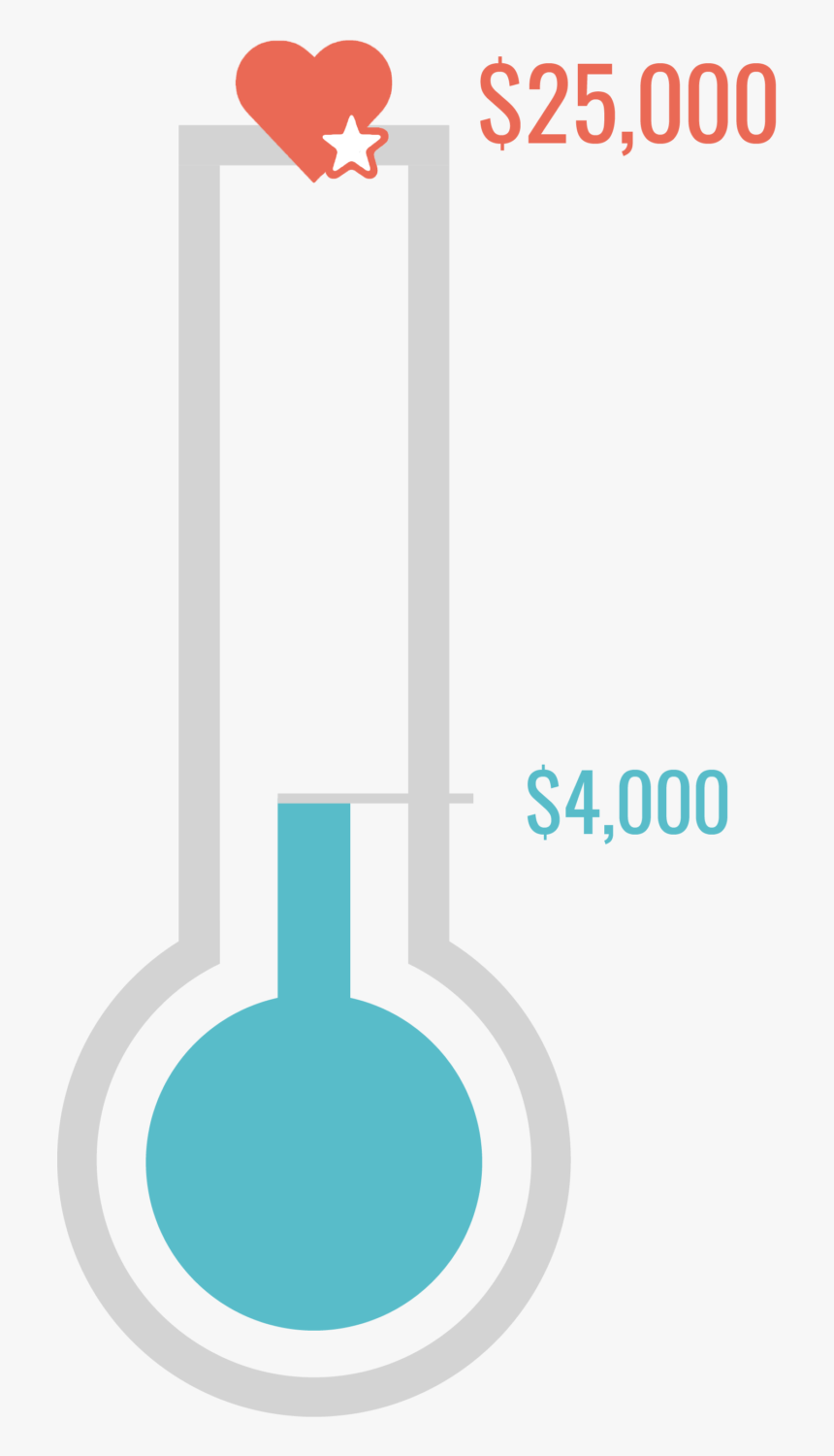 Tns Annual Campaign Thermometer - Graphic Design, HD Png Download, Free Download