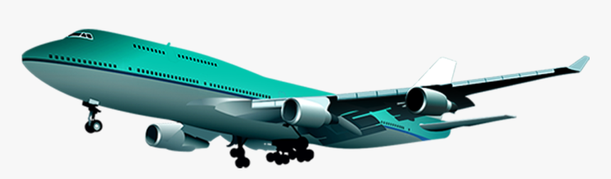 Flying Clipart Boeing - Airbus Clipart Boeing 747, HD Png Download, Free Download