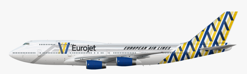 Eurojet Boeing 747-400 - Boeing 747 400 European, HD Png Download, Free Download