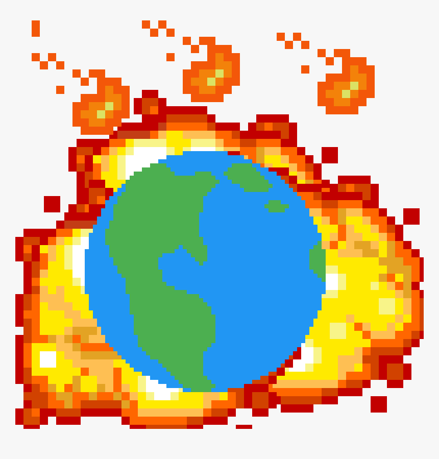 Explosion Pixel Art Png, Transparent Png, Free Download