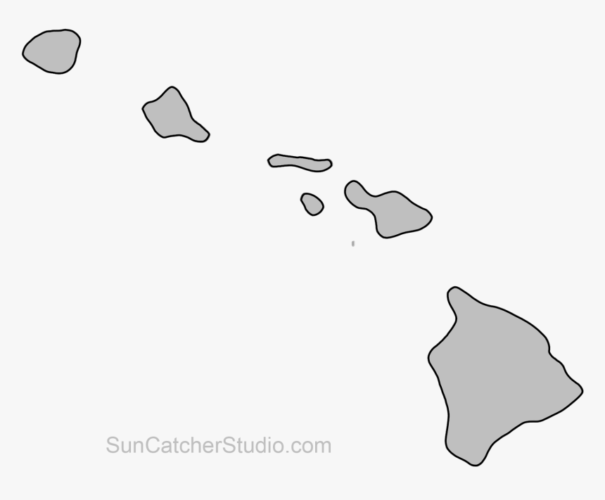 Hawaii Map Outline, HD Png Download, Free Download