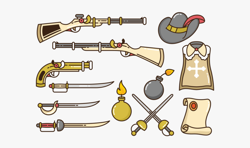 Musketeer Icons Vector - Musketeer Icons, HD Png Download, Free Download