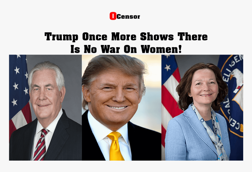 Trump Once More Shows There Is No War On Women - Haspel Cia, HD Png Download, Free Download