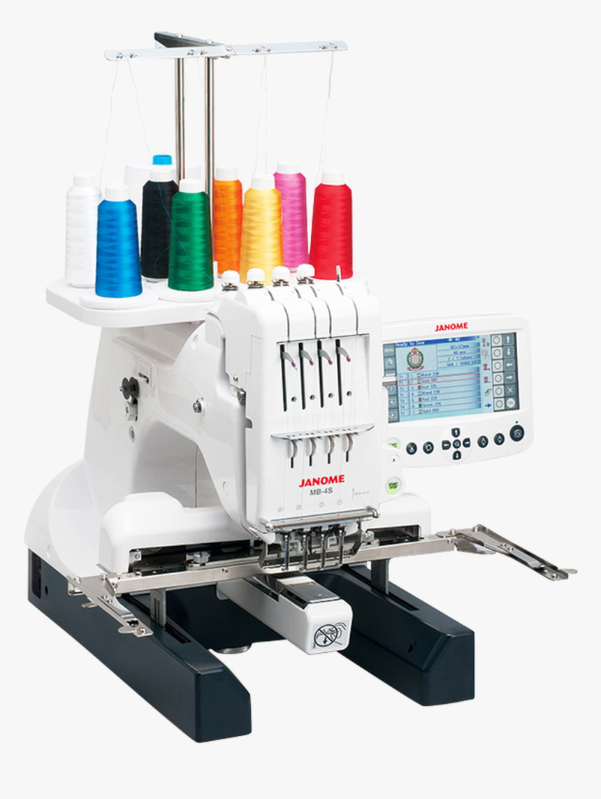 Janome Mb-4s Four Needle Refurbished Embroidery Machine - Janome Mb 4s 