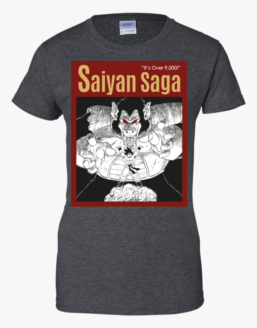 Over 9000 Saiyan Vintage Dragon Ball T Shirt & Hoodie - Facebook Generated T Shirts Funny, HD Png Download, Free Download