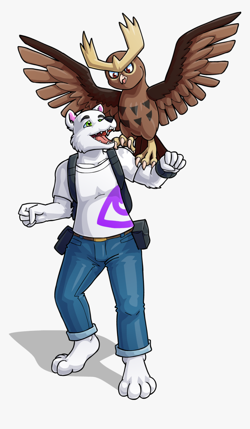 Kenneth And Noctowl - Cartoon, HD Png Download, Free Download