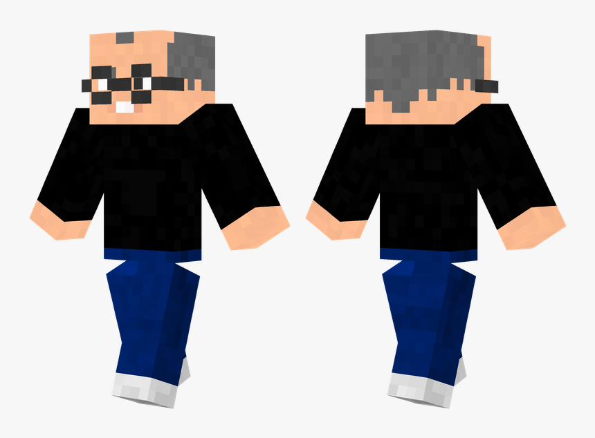 Steve Jobs Skin Minecraft, HD Png Download, Free Download