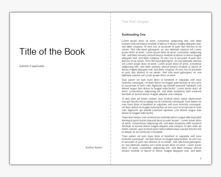 Book Template Png, Transparent Png, Free Download