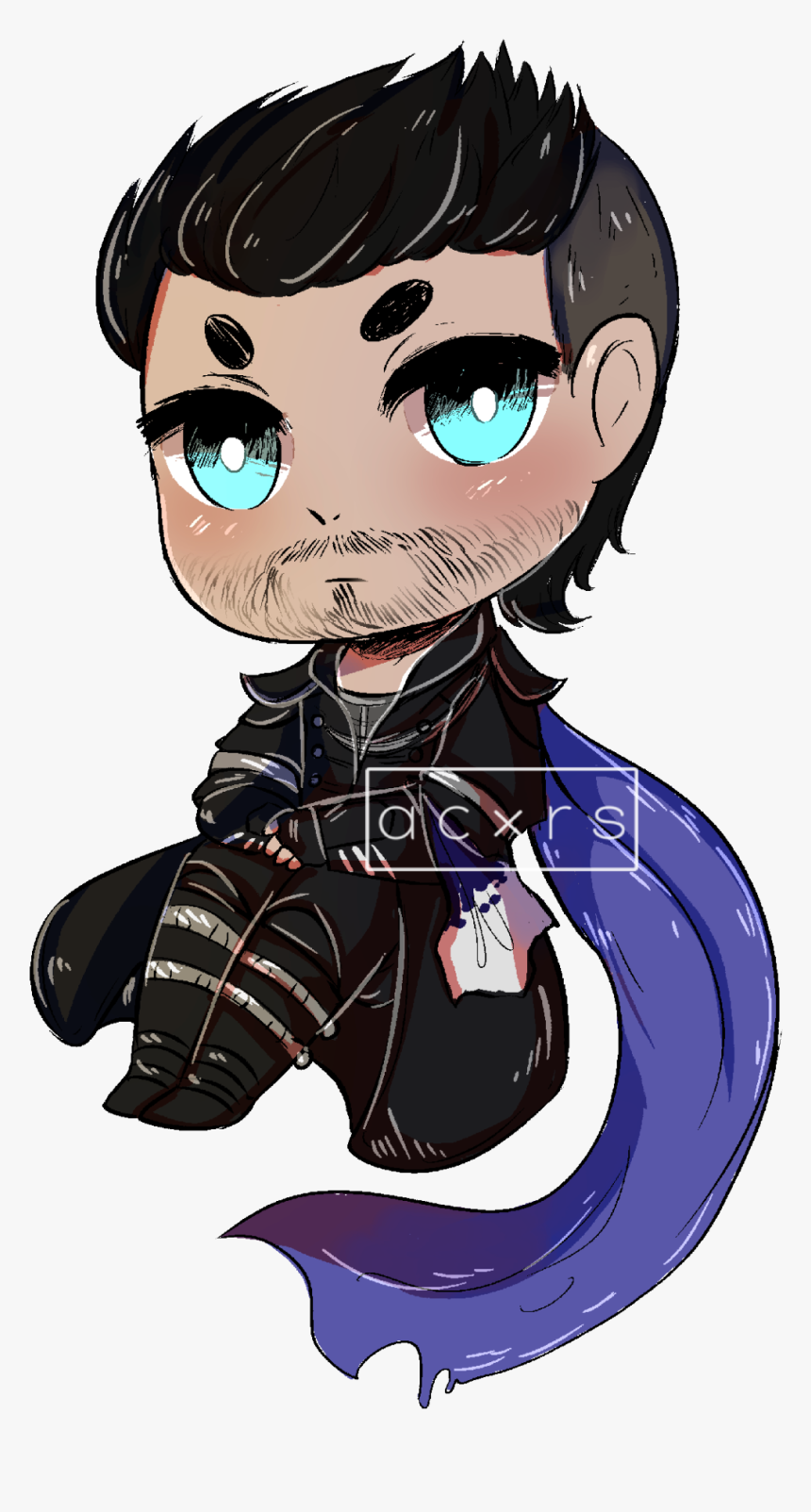“nyx Ulric Chibi That Was Commissioned By A Friend - Cartoon, HD Png Download, Free Download