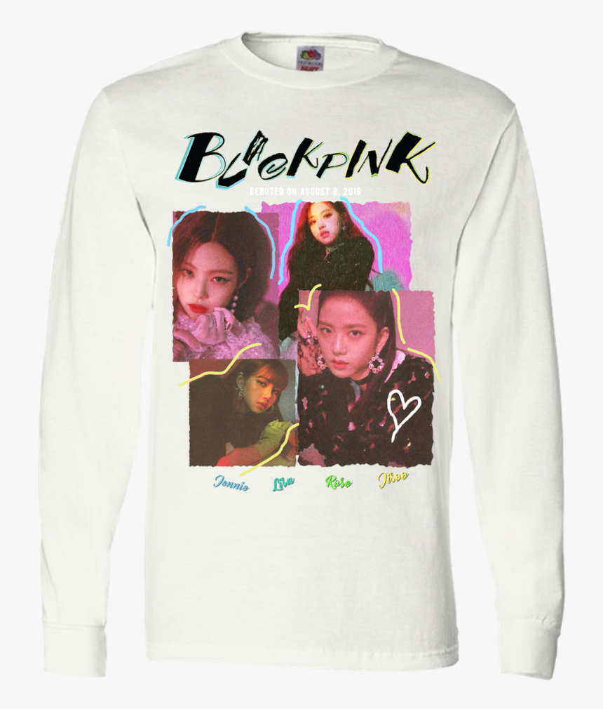 Blackpink Square Up Long Sleeve Shirt Type - Blackpink, HD Png Download ...