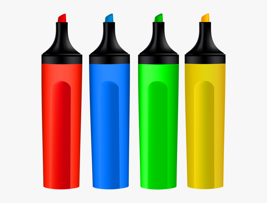 Imágenes De Útiles Escolares - Colored Markers Png, Transparent Png, Free Download