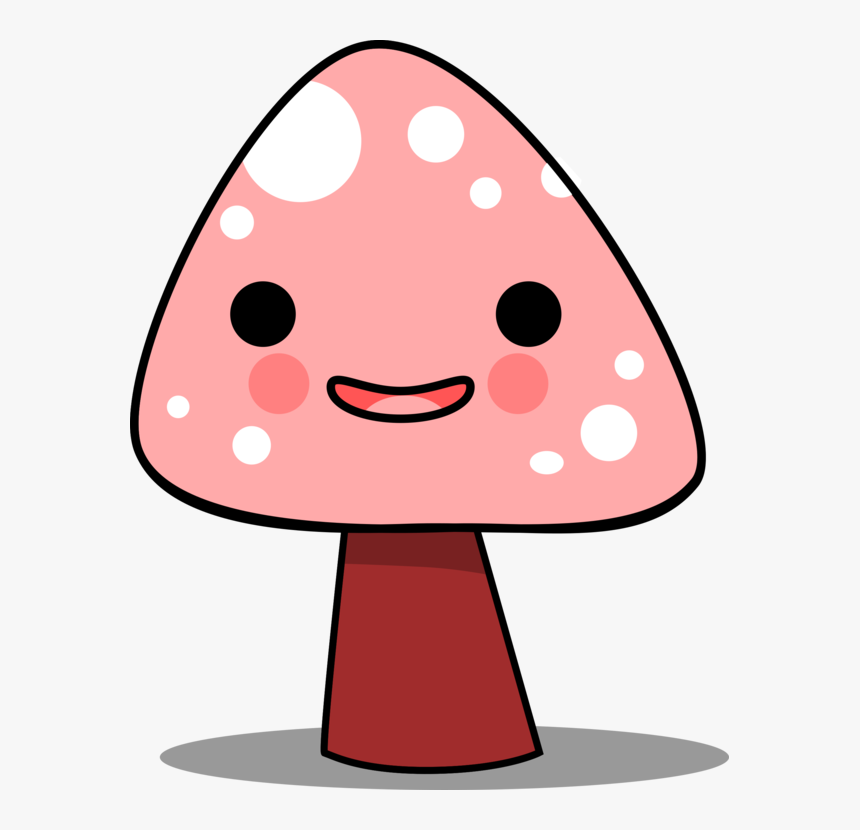 Pink,nose,smile - Animasi Fungi, HD Png Download, Free Download