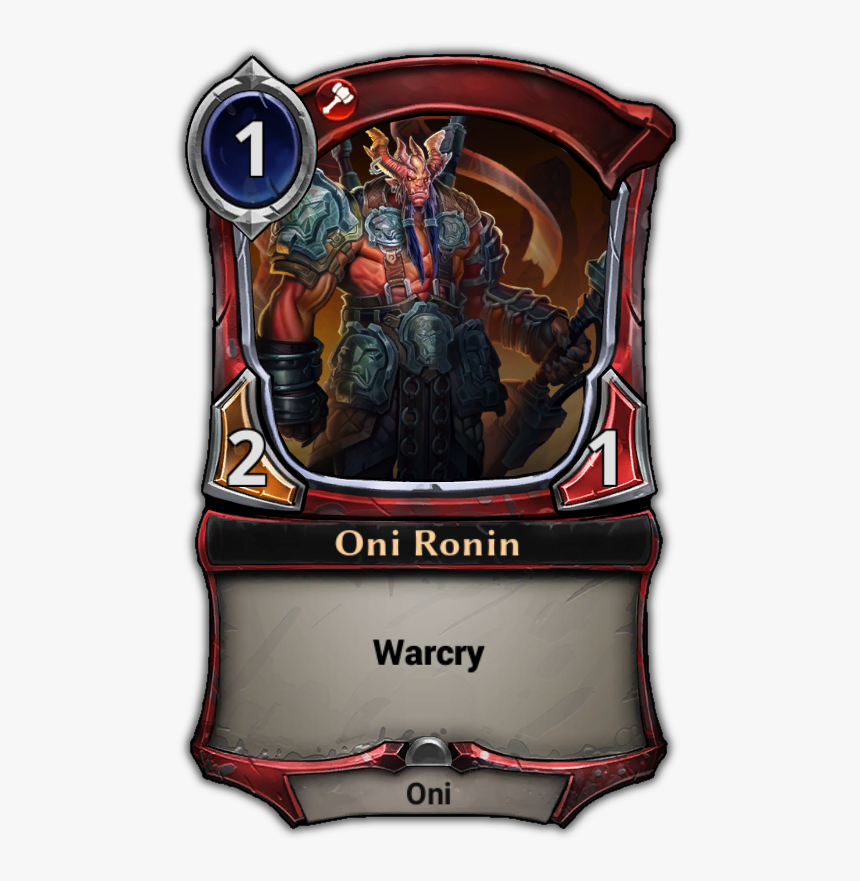 Eternal Card Game Wiki - Eternal Card Game Oni Ronin, HD Png Download, Free Download