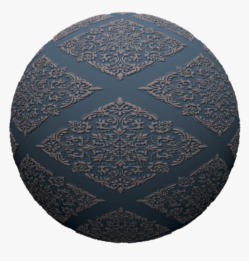 Seamless Dark Blue Wallpaper Textures - Circle, HD Png Download, Free Download