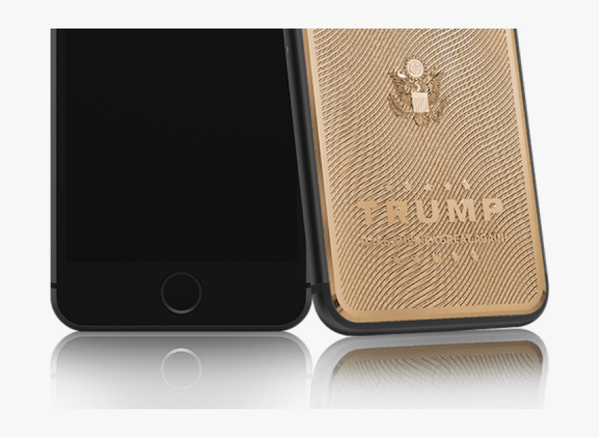 Gold-plated Iphone 7 With Donald Trump"s Face Costs - Iphone De Donald Trump, HD Png Download, Free Download