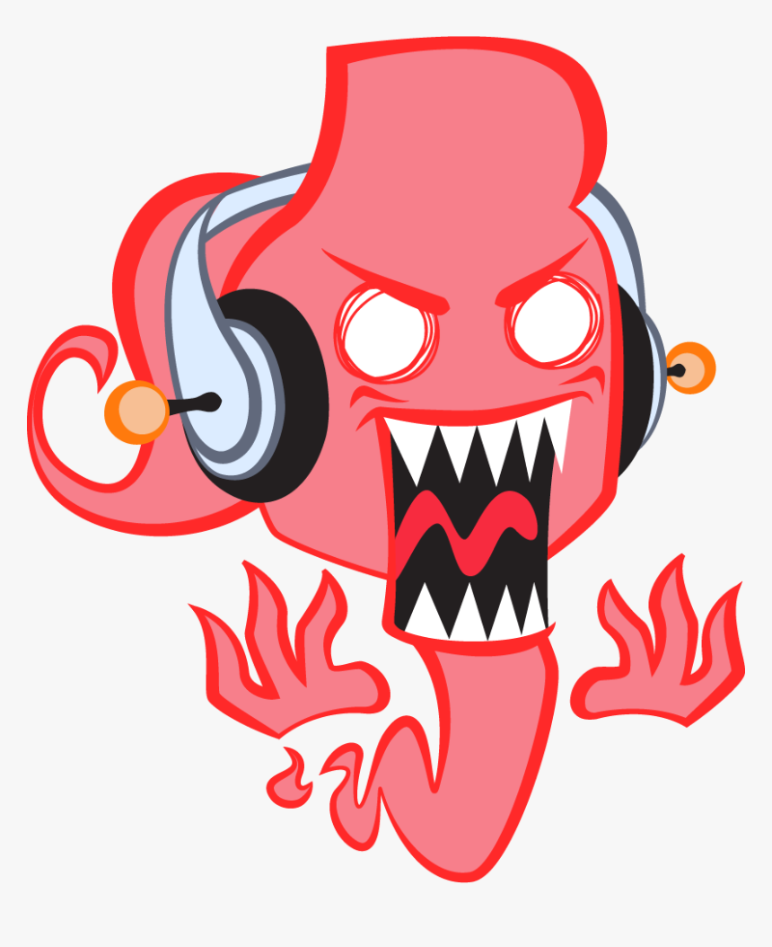 Ghost Girl Ghost Girl W/headphones Emoji Design, HD Png Download, Free Download