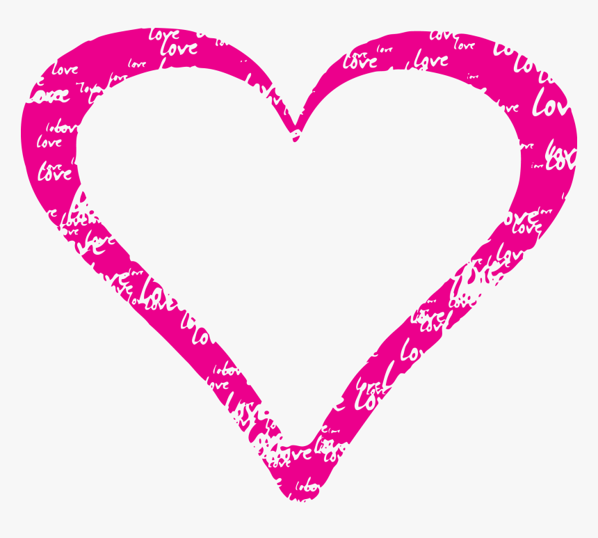 Clip Art Heart Vector Graphics Image Illustration - Love You, HD Png Download, Free Download