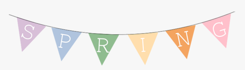 #easter #spring #banner #eastertime #eastereggs #eastersunday - Spring Bunting Clip Art, HD Png Download, Free Download