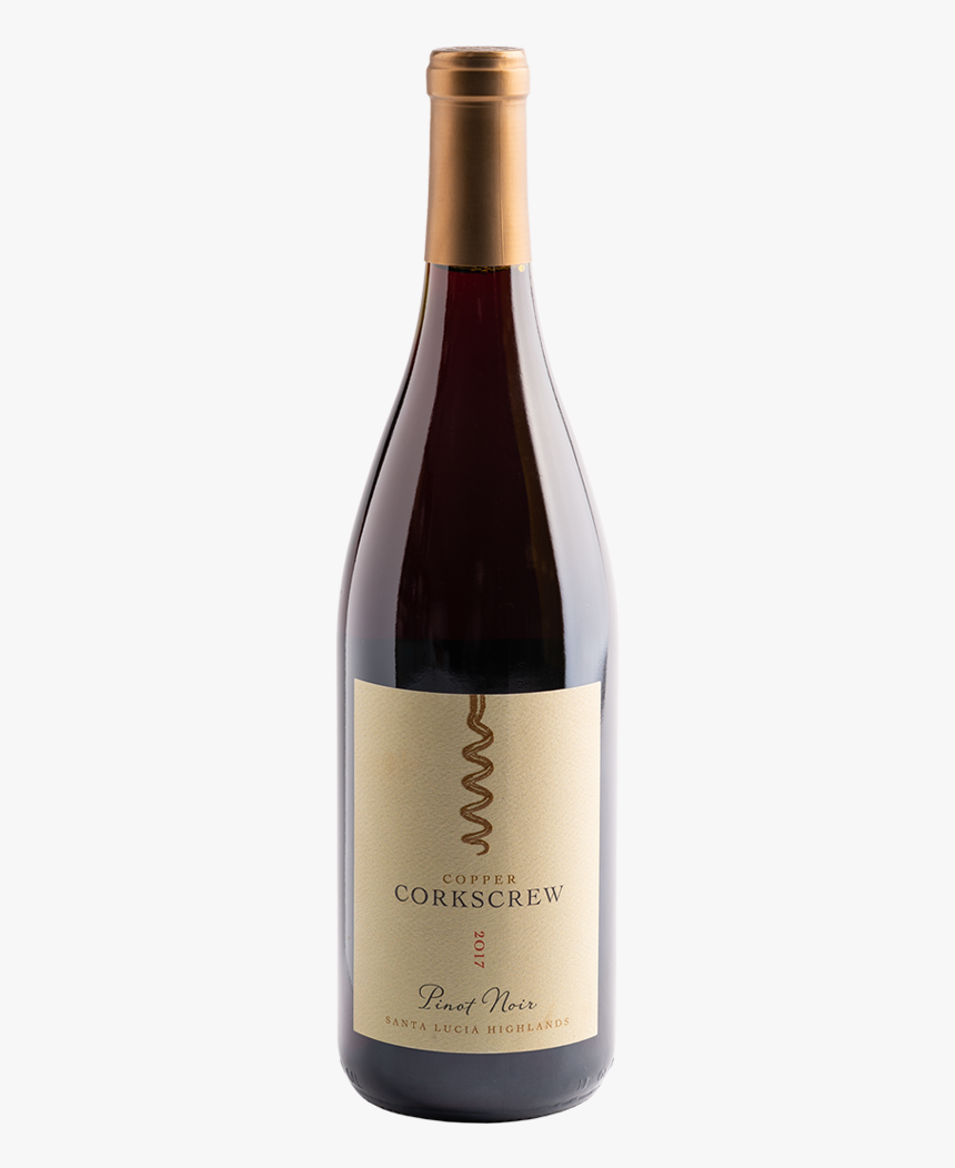 Corkscrew Pinot Noir Trade - Glass Bottle, HD Png Download, Free Download