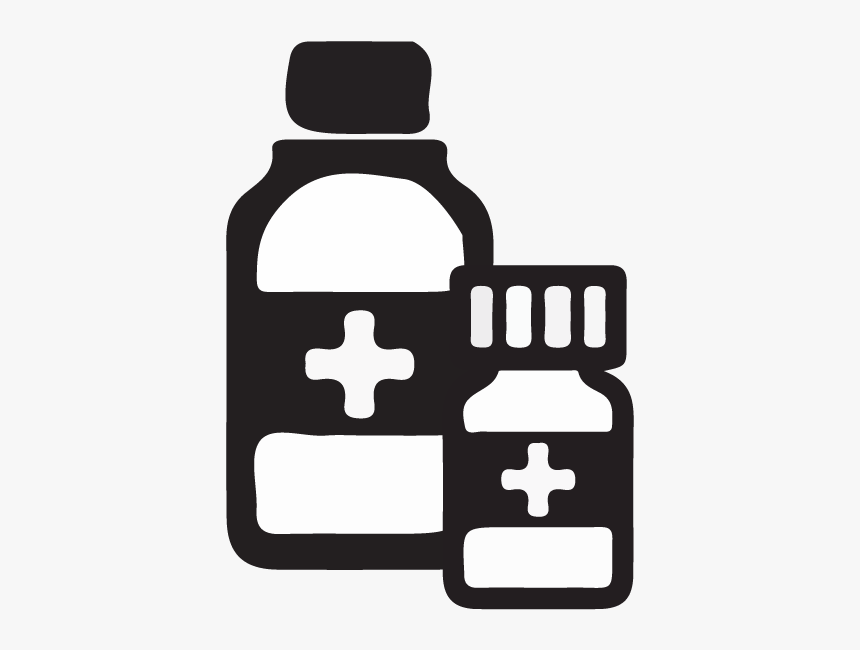 Two Pill Bottles - Cross, HD Png Download, Free Download