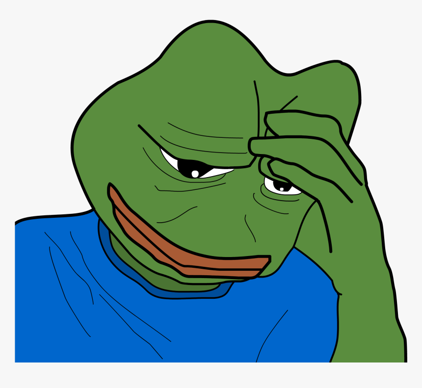 Pepe Meme Facepalm , Png Download - Pepe The Frog Facepalm, Transparent Png, Free Download