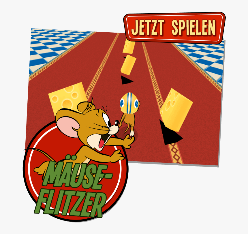Mäuseflitzer - Cartoon, HD Png Download, Free Download