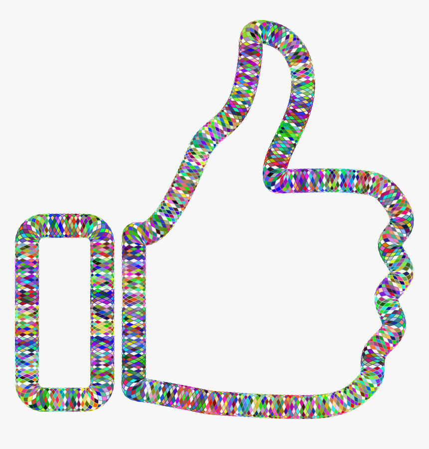 Prismatic Guilloche Thumbs Up Clip Arts - Condone Clipart, HD Png Download, Free Download