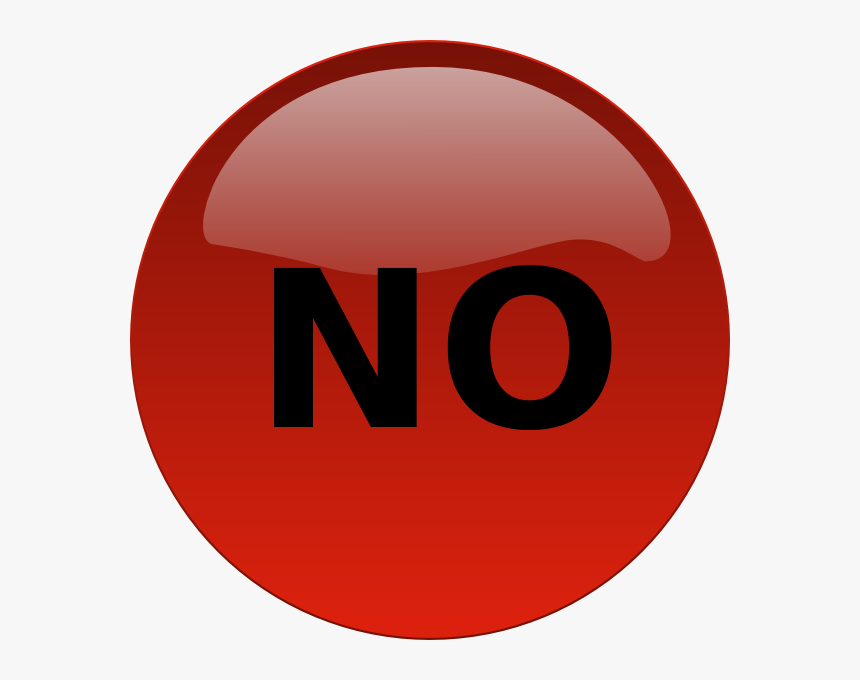 No Button Svg Clip Arts, HD Png Download, Free Download