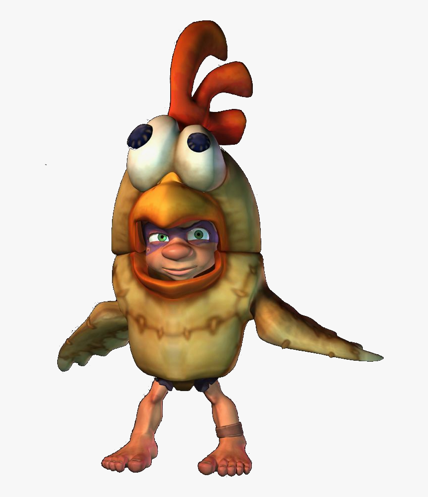 Cartoon Chicken Png Image - Tak And The Power Of Juju Chicken, Transparent Png, Free Download