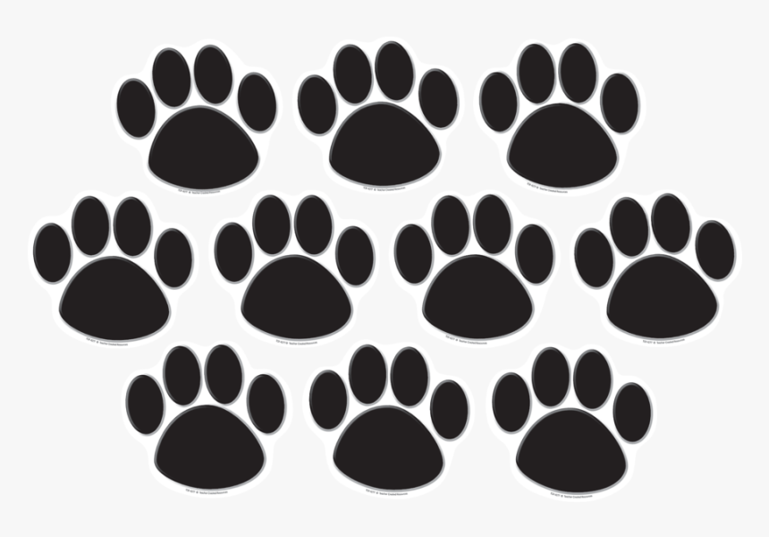 Transparent Black Paw Print Png - Red Paw Prints, Png Download, Free Download