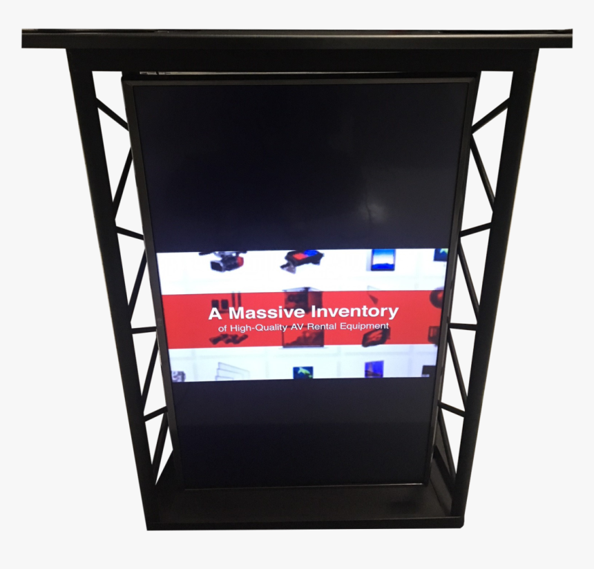 Black Truss Podium For Rent - Table, HD Png Download, Free Download