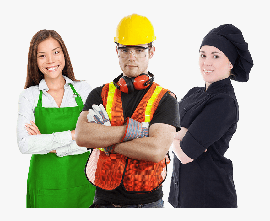 Construction Worker White Background, HD Png Download, Free Download