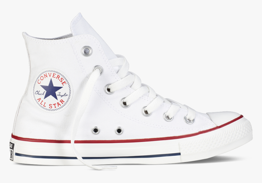 White High Top Converse Transparent, HD Png Download - kindpng