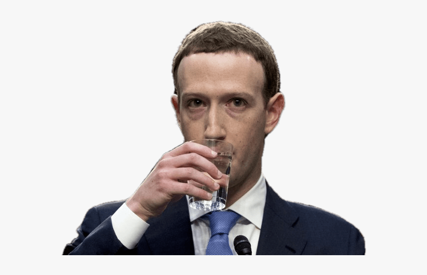 Marc Zuckerberg Drinking Water - Mark Zuckerberg Drinking Water, HD Png Download, Free Download