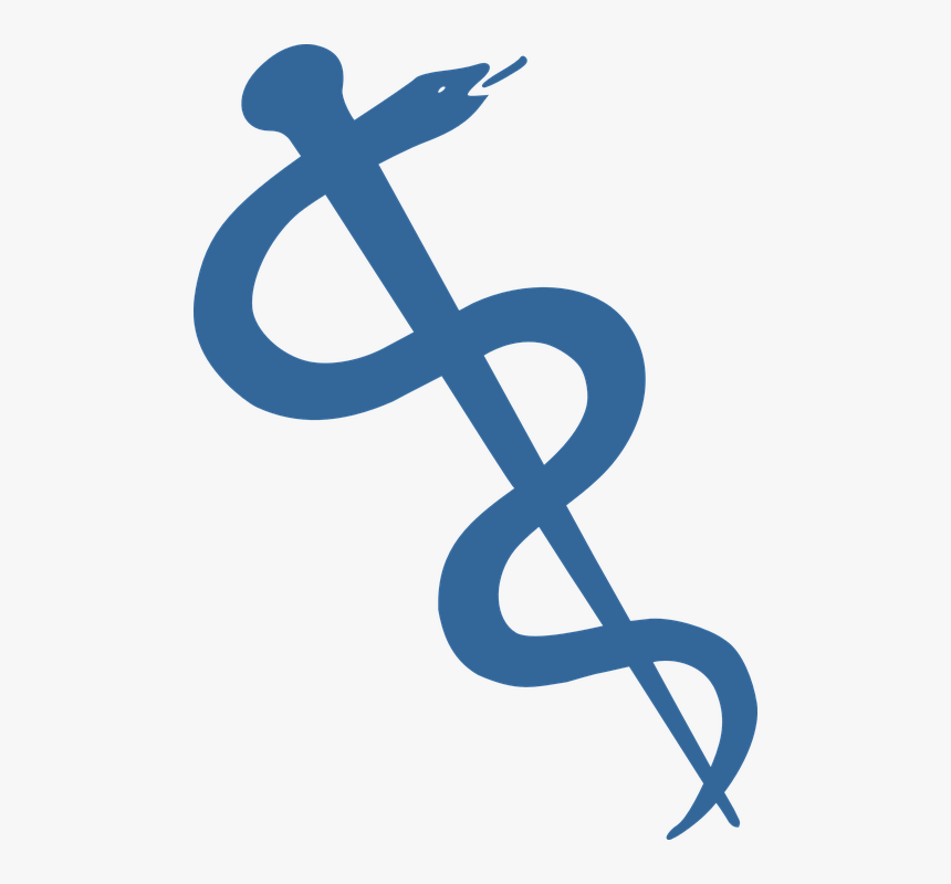 Snake, Staff, Symbol, Caduceus, Medicine, Medical - Red Rod Of Asclepius, HD Png Download, Free Download