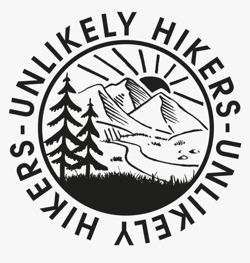 Unlikely Hikers Logo No Strapline Single Colour - Yours May Go Fast But Mine Can Go Anywhere, HD Png Download, Free Download