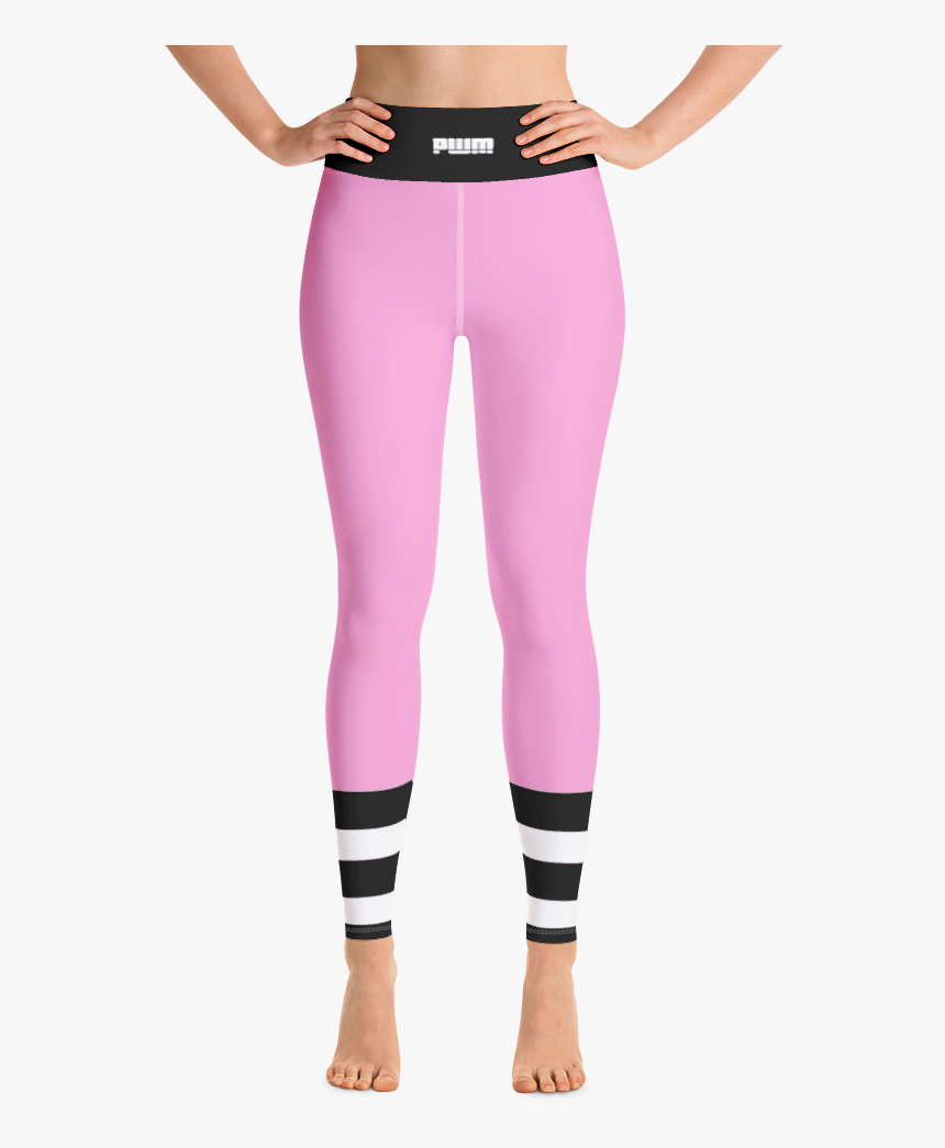 Pwm Pink Signature Stripe Leggings - Trousers, HD Png Download, Free Download