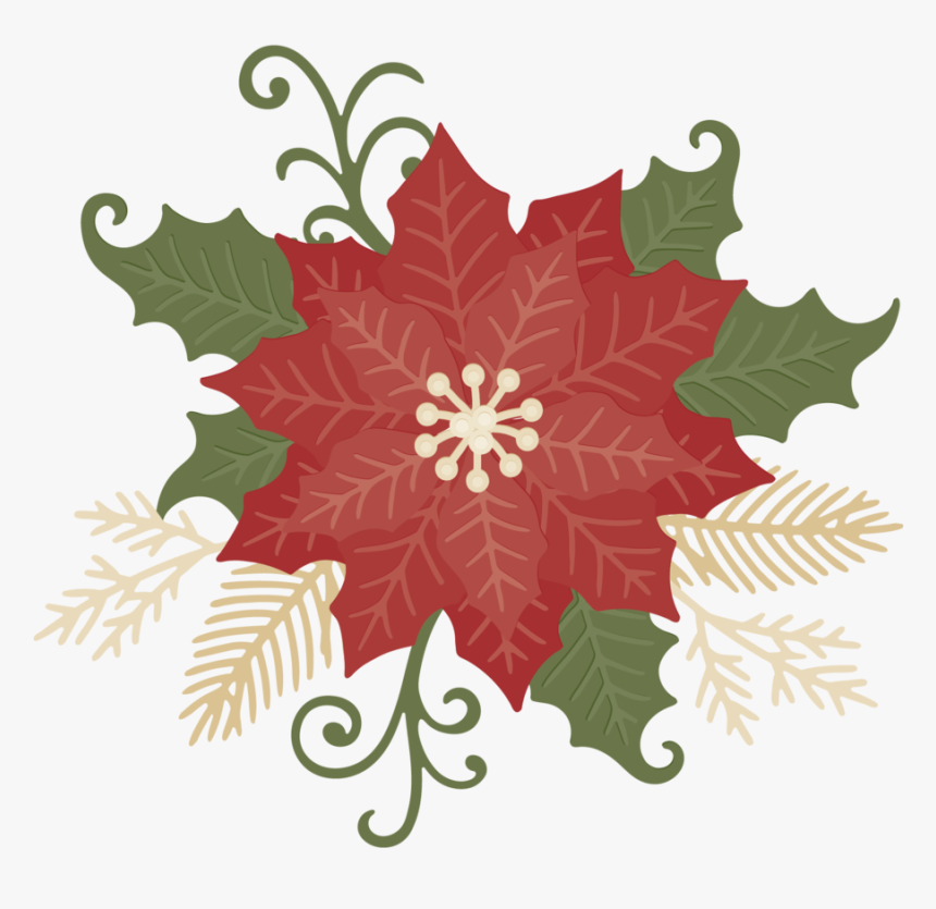 Nature"s Garden - Poinsettia Perfection - Metal Die - Illustration, HD Png Download, Free Download