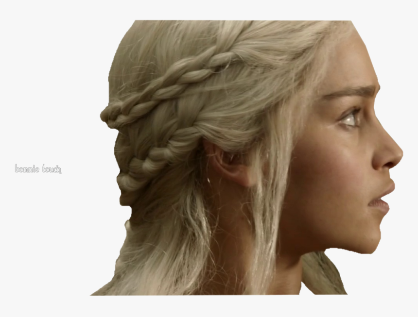 Coiffure Khaleesi Game Of Throne - Blond, HD Png Download, Free Download